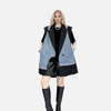 Cowboy patchwork suit vest women's irregular fashion vest jacket