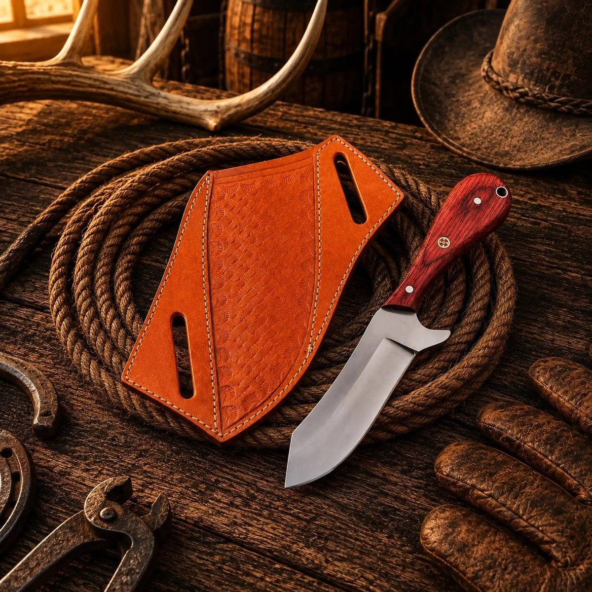 Cowboy Ranch Skinner Knife – 4