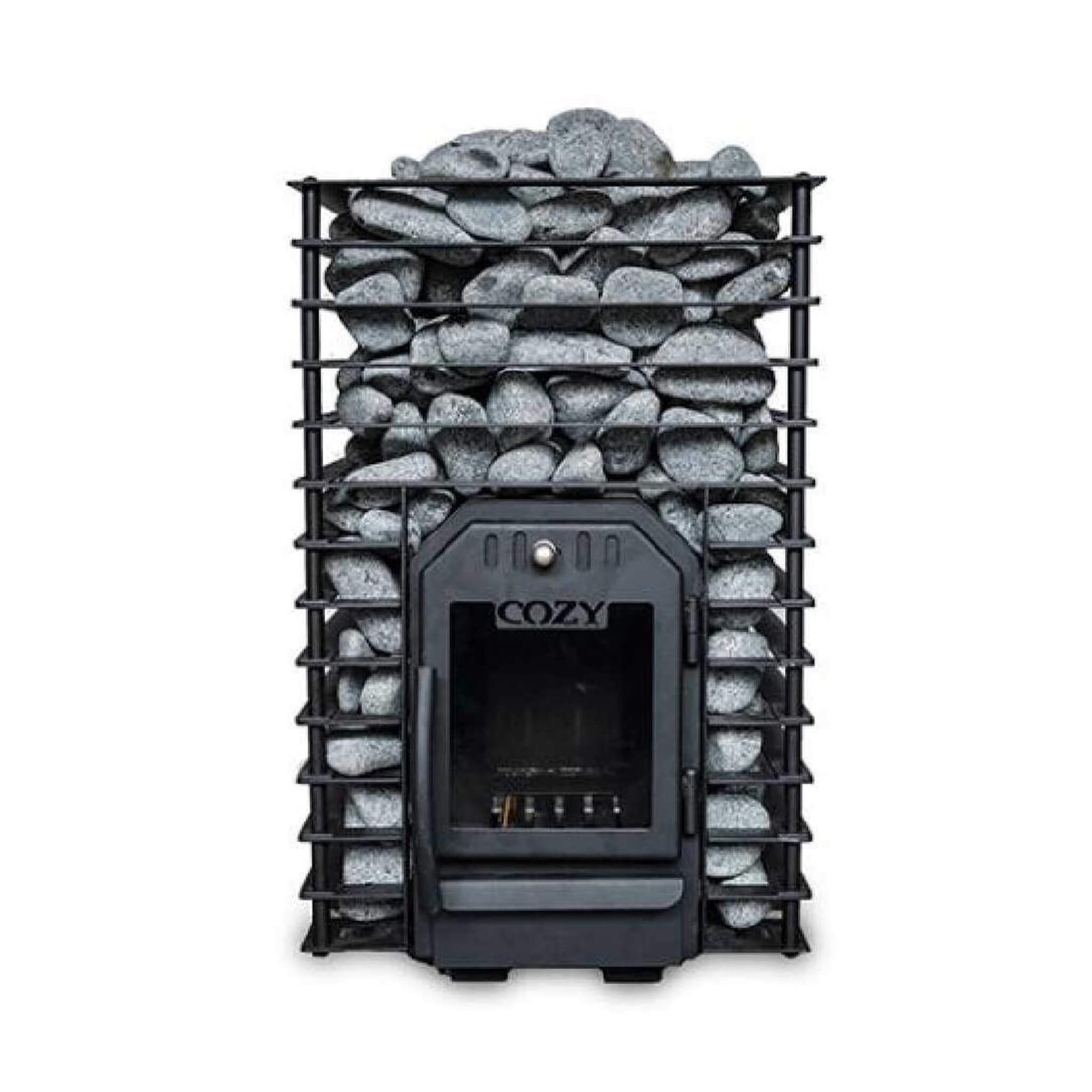 Cozy Heat Quattro Wood-Fired Sauna Stove With Sauna Stones [COZY QUATTRO] (SAK23947)