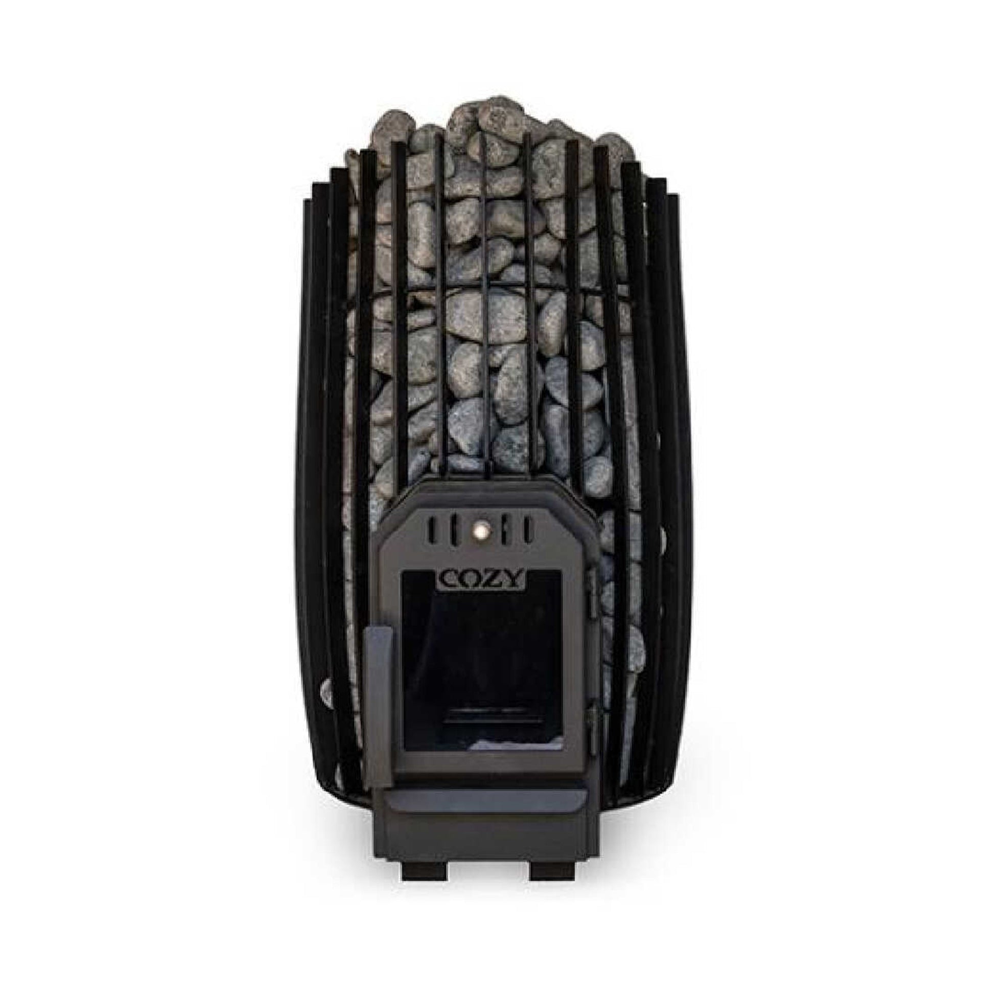 Cozy Heat SW Thru-Wall Wood Burning Sauna Stove With Sauna Stones [COZY SW-TW] (SAK69342)