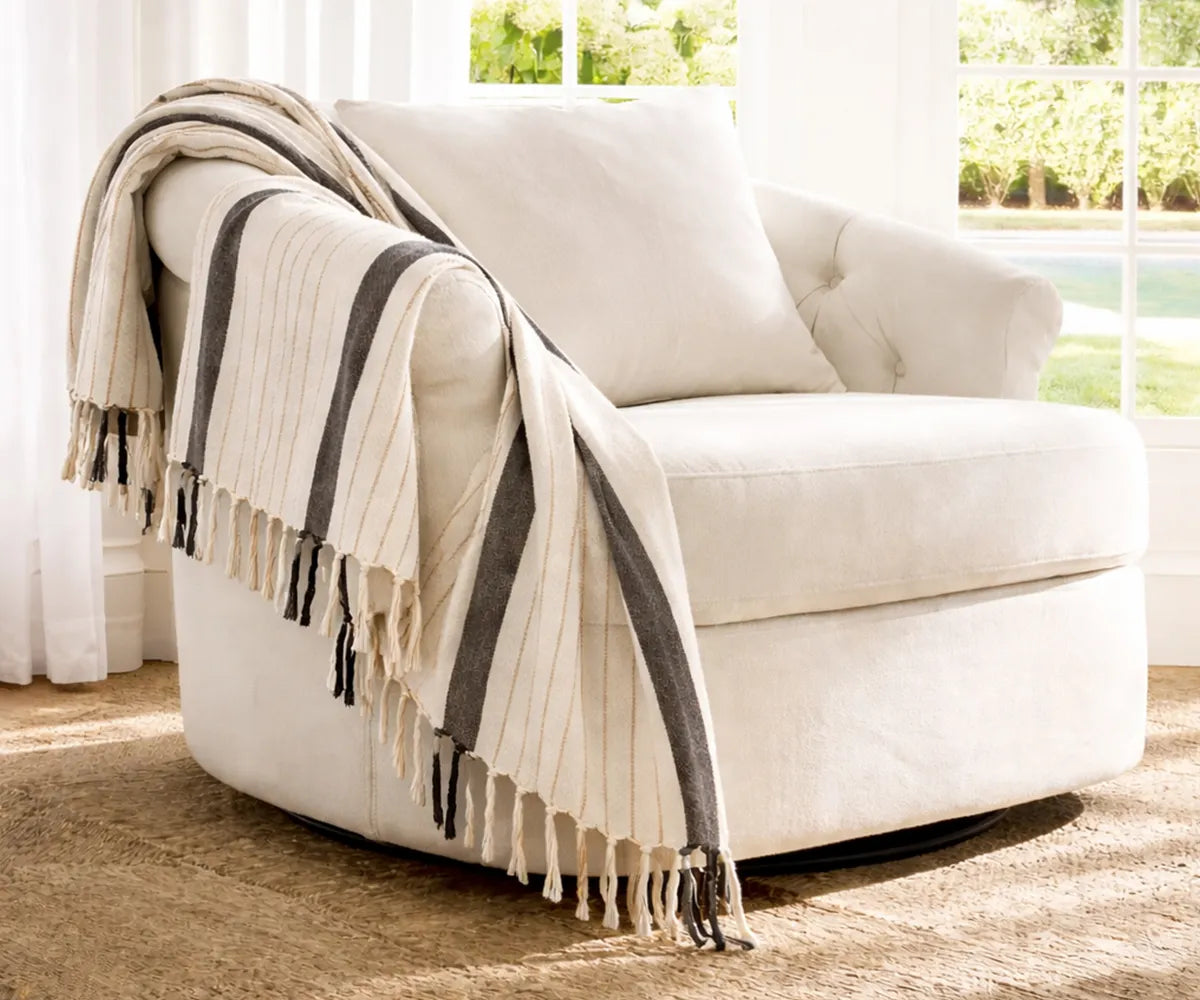 Cotton Throw - Striped