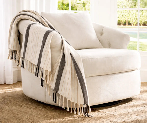 Cotton Throw - Striped