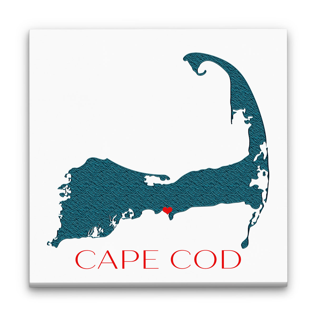 Cape Cod Canvas Customizable Silhouette Wall Decor