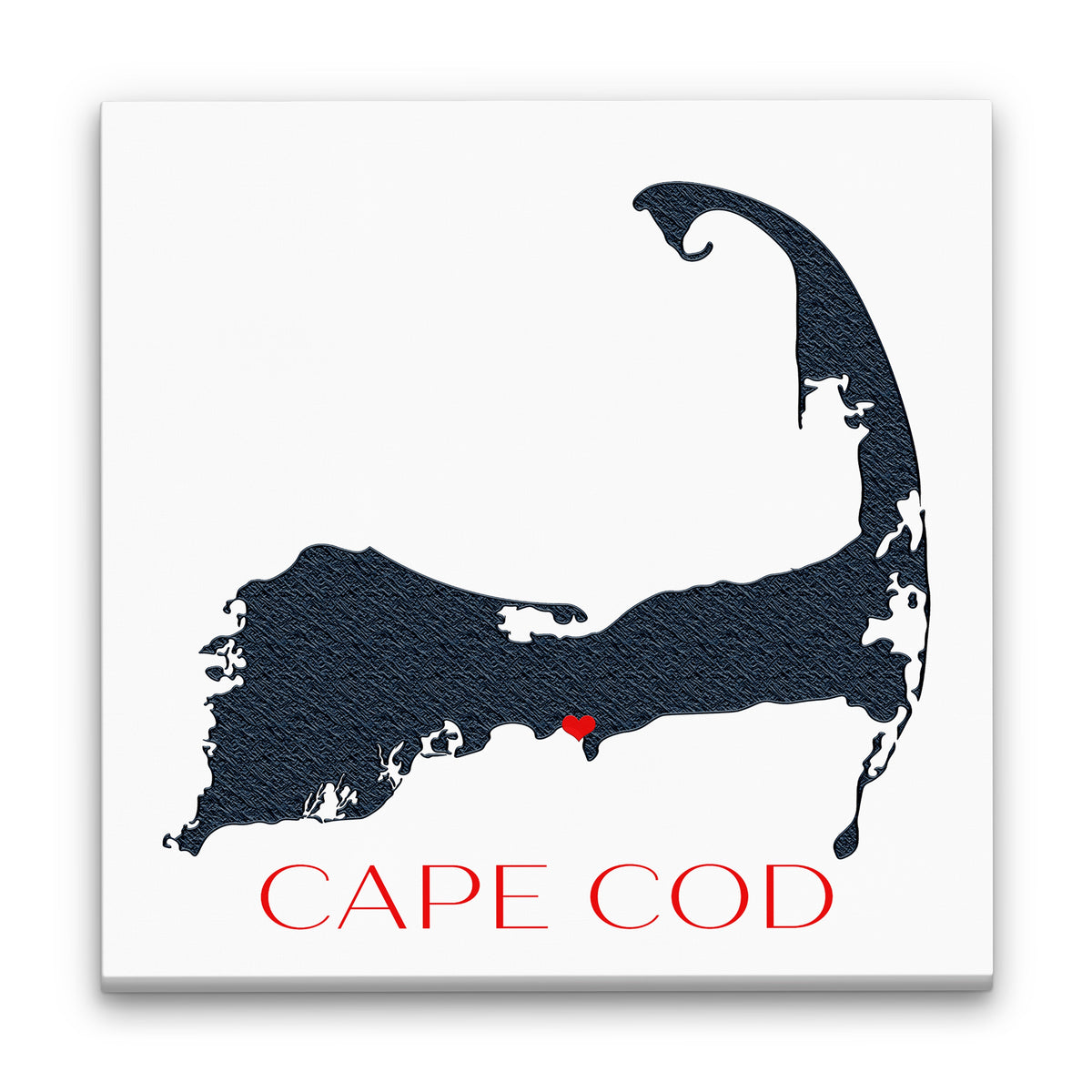 Cape Cod Canvas Customizable Silhouette Wall Decor