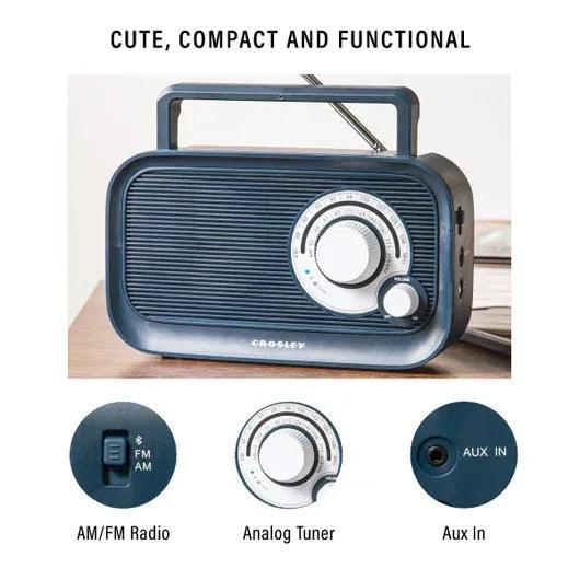 Crosley Forte Radio - Navy & Sage - Gifts for You 'n Me