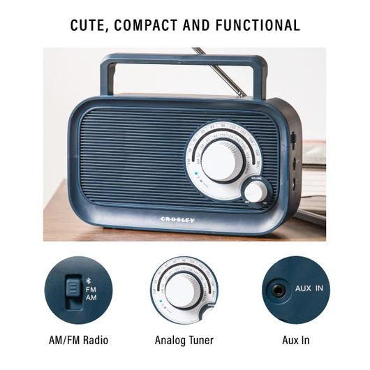 Crosley Forte Radio - Navy & Sage