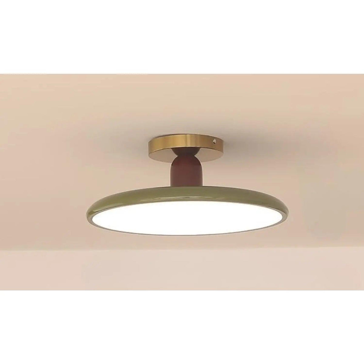 Cream Ceiling Light for Bedroom with Full Spectrum Lighting