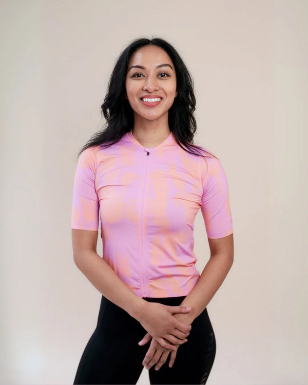 Endurance Cycling Jersey - Creamsicle