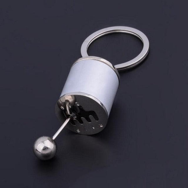 Creative Auto Part Model Gear Box Keychain Six-speed Manual Transmission Shift Lever Keyring Key Chain Free Shift Colors Keyring Turbo Keychains Gear Head Key Chain Wave Box Ornaments