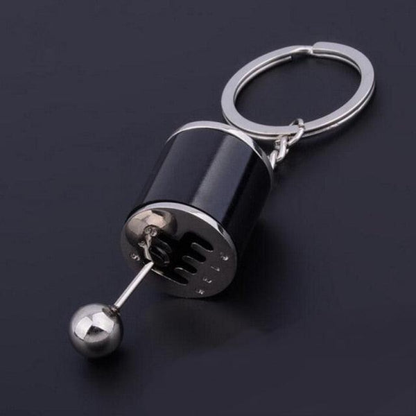 Creative Auto Part Model Gear Box Keychain Six-speed Manual Transmission Shift Lever Keyring Key Chain Free Shift Colors Keyring Turbo Keychains Gear Head Key Chain Wave Box Ornaments