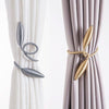 Creative Curtain Buckle Rope European Style Wild Curtain Tie Rings Window Straps For Living Room Home Decoration Accessories Curtain Tiebacks Clips Creative Window Drape Twist Tie Backs European Style Custom Made Curtain Holders Decorative