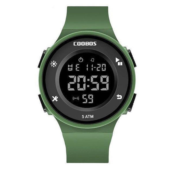 Creative Design Boys Watches Waterproof Unique Removable Strap Watch For Mens Led Digital Wrist Watches Sports Large Face Waterproof Wrist Watches For Men With Stopwatch Alarm