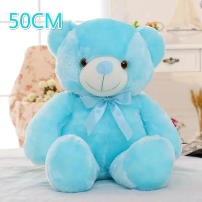 Creative Luminous LED Colorful Glowing Teddy - Plush Toy Colorful Glowing Teddy Bear Christmas Gift for Kid