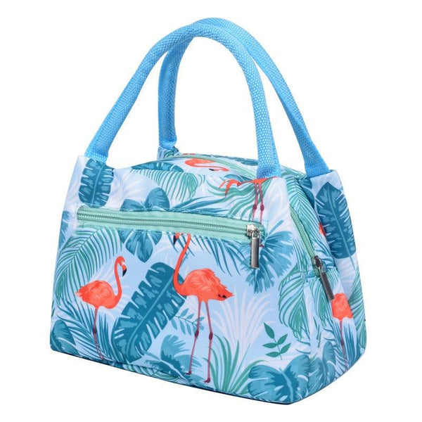 Creative Portable Thermal Insulation Bag Zipper Bento Bag Thickened Aluminum Foil Portable Oxford Cloth Lunch Box Bag