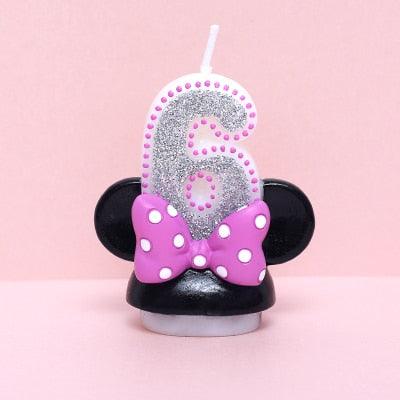 Creative Scented Birthday Weddings Art Candles Digits Cartoon Flameless Candle Cake for Children Gifts Happy Birthday Decoration Children Cute Birthday Cake Candle Party Cake Decoration