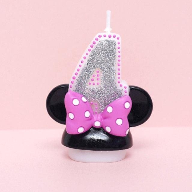 Creative Scented Birthday Weddings Art Candles Digits Cartoon Flameless Candle Cake for Children Gifts Happy Birthday Decoration Children Cute Birthday Cake Candle Party Cake Decoration