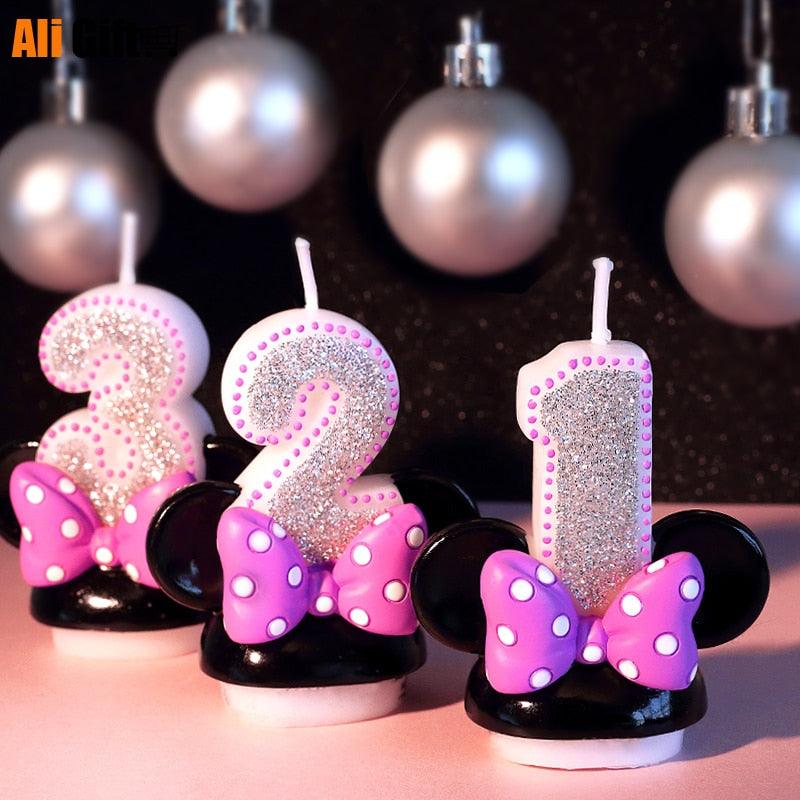Creative Scented Birthday Weddings Art Candles Digits Cartoon Flameless Candle Cake for Children Gifts Happy Birthday Decoration Children Cute Birthday Cake Candle Party Cake Decoration