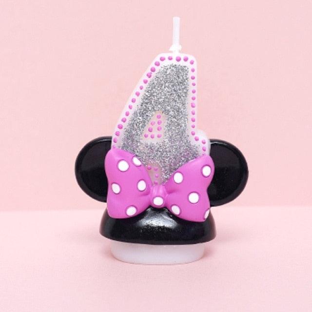 Creative Scented Birthday Weddings Art Candles Digits Cartoon Flameless Candle Cake for Children Gifts Happy Birthday Decoration Children Cute Birthday Cake Candle Party Cake Decoration
