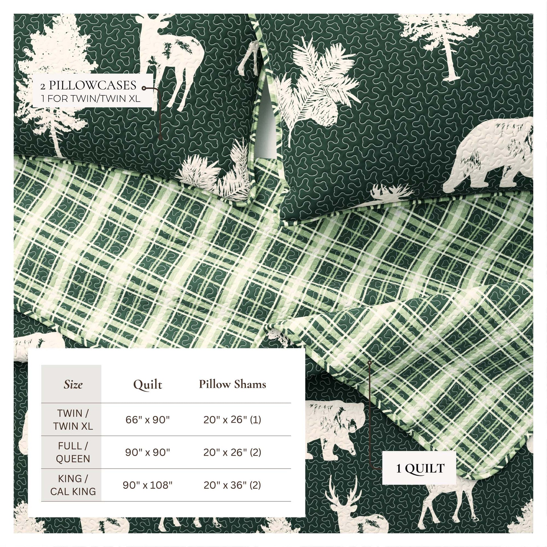 3-Piece Lodge Quilt - Rio Ridge Collection