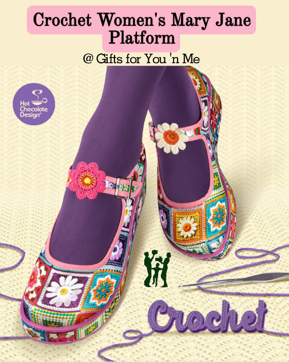Chocolaticas® Crochet Women's Mary Jane Platform