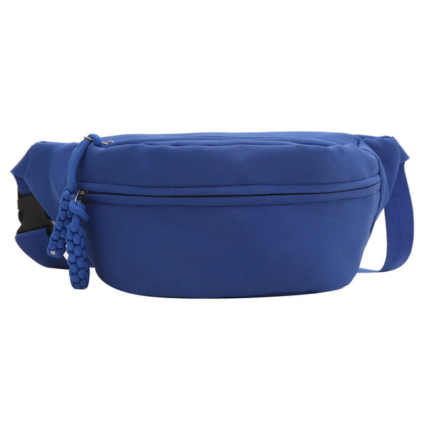 Crossbody bag women's casual bag canvas bag waist bag trendy sports chest bag