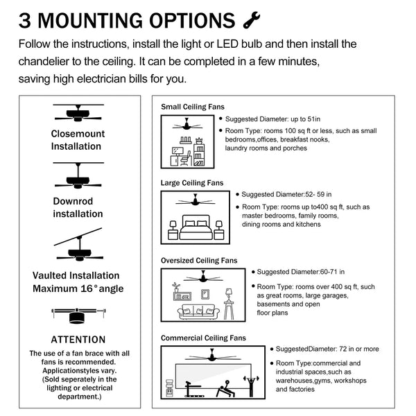 Crystal Accented Chandelier Ceiling Fan for Modern Interiors
