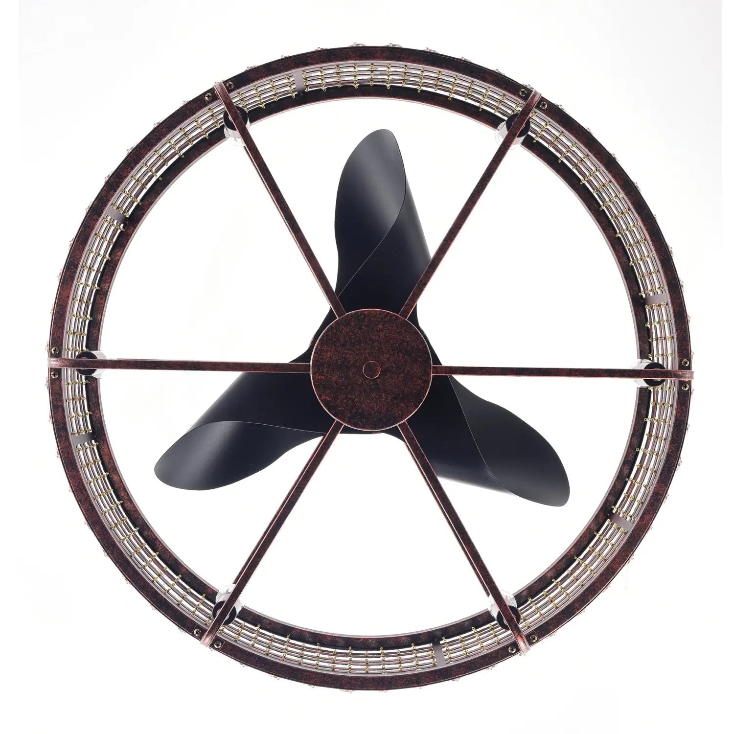 Crystal Accented Chandelier Ceiling Fan for Modern Interiors