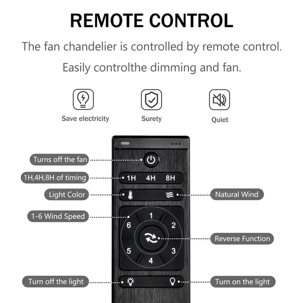 Crystal Accented Chandelier Ceiling Fan for Modern Interiors