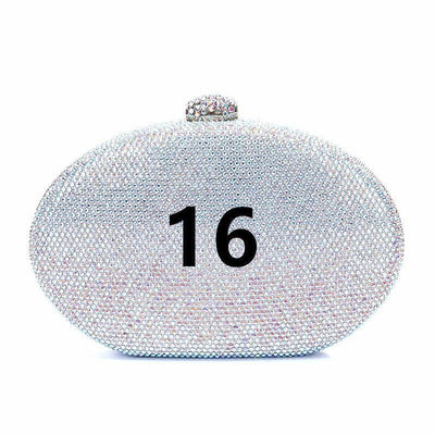 Crystal bag can be used for crossbody carrying, suitable for party and wedding gift bags