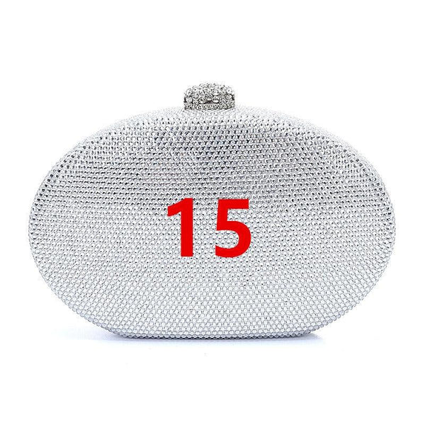 Crystal bag can be used for crossbody carrying, suitable for party and wedding gift bags