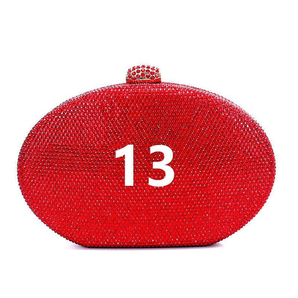 Crystal bag can be used for crossbody carrying, suitable for party and wedding gift bags