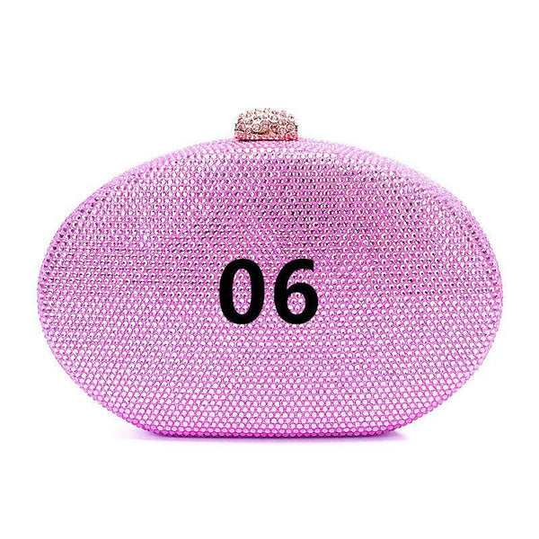 Crystal bag can be used for crossbody carrying, suitable for party and wedding gift bags