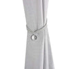 Crystal Bead Curtain Tieback Bling Diamond Bandage Rope Accessories Curtains Holder Buckle Tie Home Decorative Tieback Flower Curtain Clips Buckle with Stretchy Wire Rope For Home Office Decoration - Silver