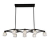 Crystal Chandelier for Dining Room with 8-Light for Modern Farmhouse Design