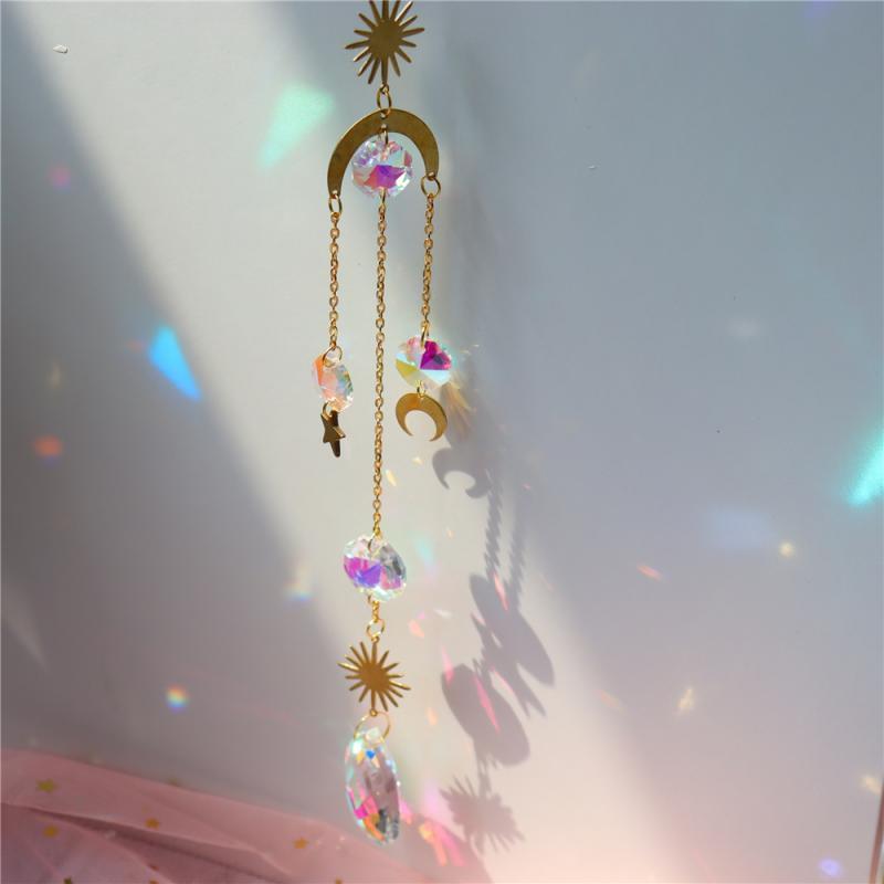 Crystal Dream Wind Chimes Dream Catcher Gifts Wall Hanging Home Decoration Window Wind Spinner OrnamentFor Bedroom Living Room Decoration Creative Girls Gifts Photography