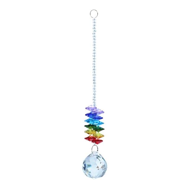 Crystal Garden Sun-catcher Hanging Crystals Prisms Ornament For Window Glass Chandelier Solar Hummingbird Owl Wind Chimes Rainbow Chaser  Garden Hanging  Curtain Pendant Home Decor Gift Boxed Sun Catcher Gift Idea For Mom Friends Grandma Hummingbird