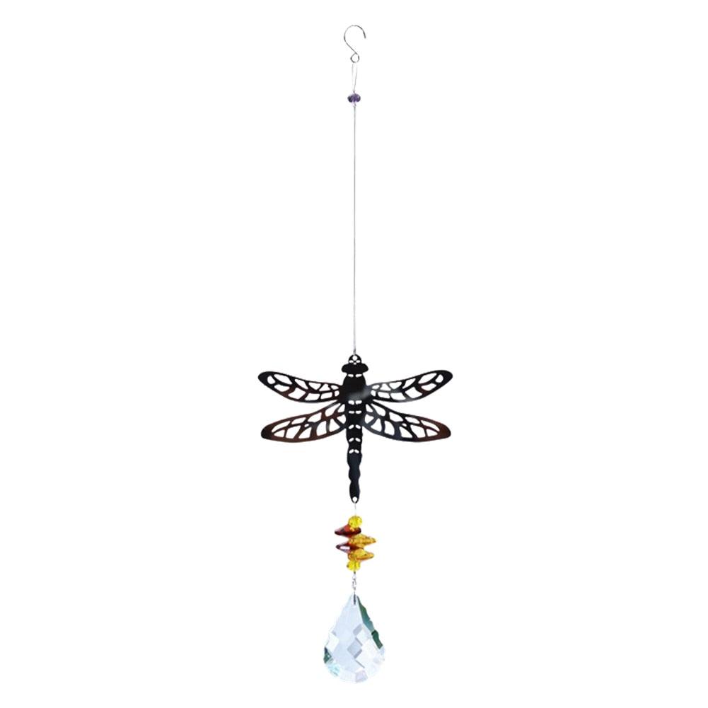Crystal Garden Sun-catcher Hanging Crystals Prisms Ornament For Window Glass Chandelier Solar Hummingbird Owl Wind Chimes Rainbow Chaser  Garden Hanging  Curtain Pendant Home Decor Gift Boxed Sun Catcher Gift Idea For Mom Friends Grandma Hummingbird