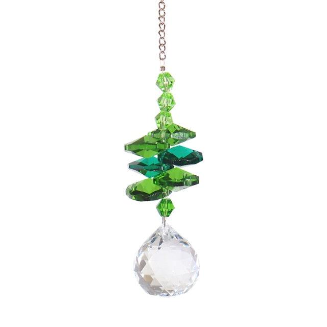 Crystal Garden Sun-catcher Hanging Crystals Prisms Ornament For Window Glass Chandelier Solar Hummingbird Owl Wind Chimes Rainbow Chaser  Garden Hanging  Curtain Pendant Home Decor Gift Boxed Sun Catcher Gift Idea For Mom Friends Grandma Hummingbird