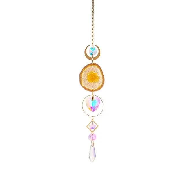 Crystal Sun Catcher Pendant Wind Chime Home Decor