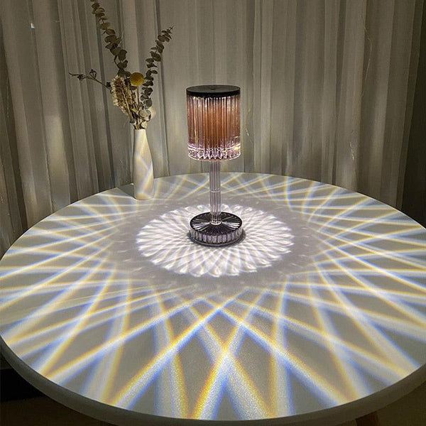 Crystal Table Lamp LED Diamond Touch Bedside Atmosphere Light RGB Remote Control Romantic Night Light Decorative Table Lamp Cute Study Lamps for Bedroom Décor