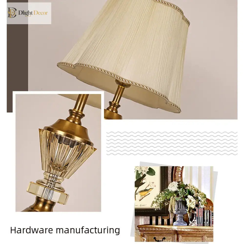 Crystal Table Lamp | Modern Bedroom & Bedside Lighting