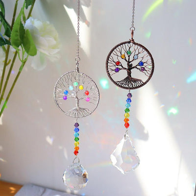 Crystal Wind Chime Star Moon Pendant Sun  Plated Crystal Rainbow Sun-catcher Glass Beads Ball Pendant Hanging Prism Drop Sun Catchers For Windows Home Garden Decoration Gift Colorful Beads Hanging Drop for Outdoor Indoor Garden Decor