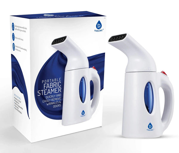 Pursonic 130ml Handheld Fabric Fast Heat-up Powerful Travel Clothes CS180 Portable Garment Steamer - Gifts for You 'n Me