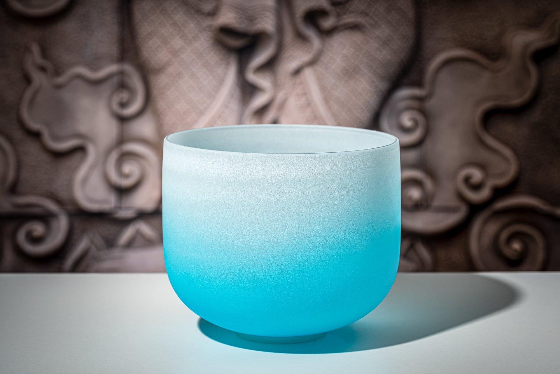7 Chakra Color Quartz Crystal Singing Bowl Set (8