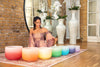 7 Chakra Color Quartz Crystal Singing Bowl Set (8