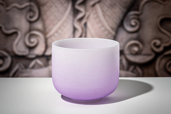 7 Chakra Color Quartz Crystal Singing Bowl Set (8