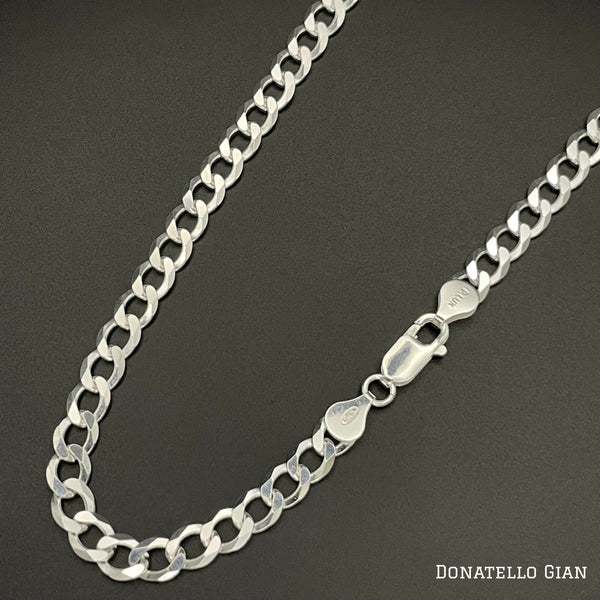 Sterling Silver 925 Curb Chain 5MM, 16