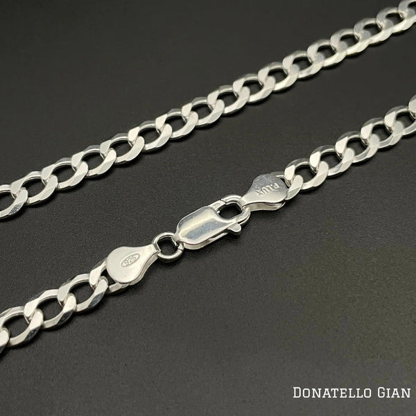 Sterling Silver 925 Curb Chain 5MM, 16