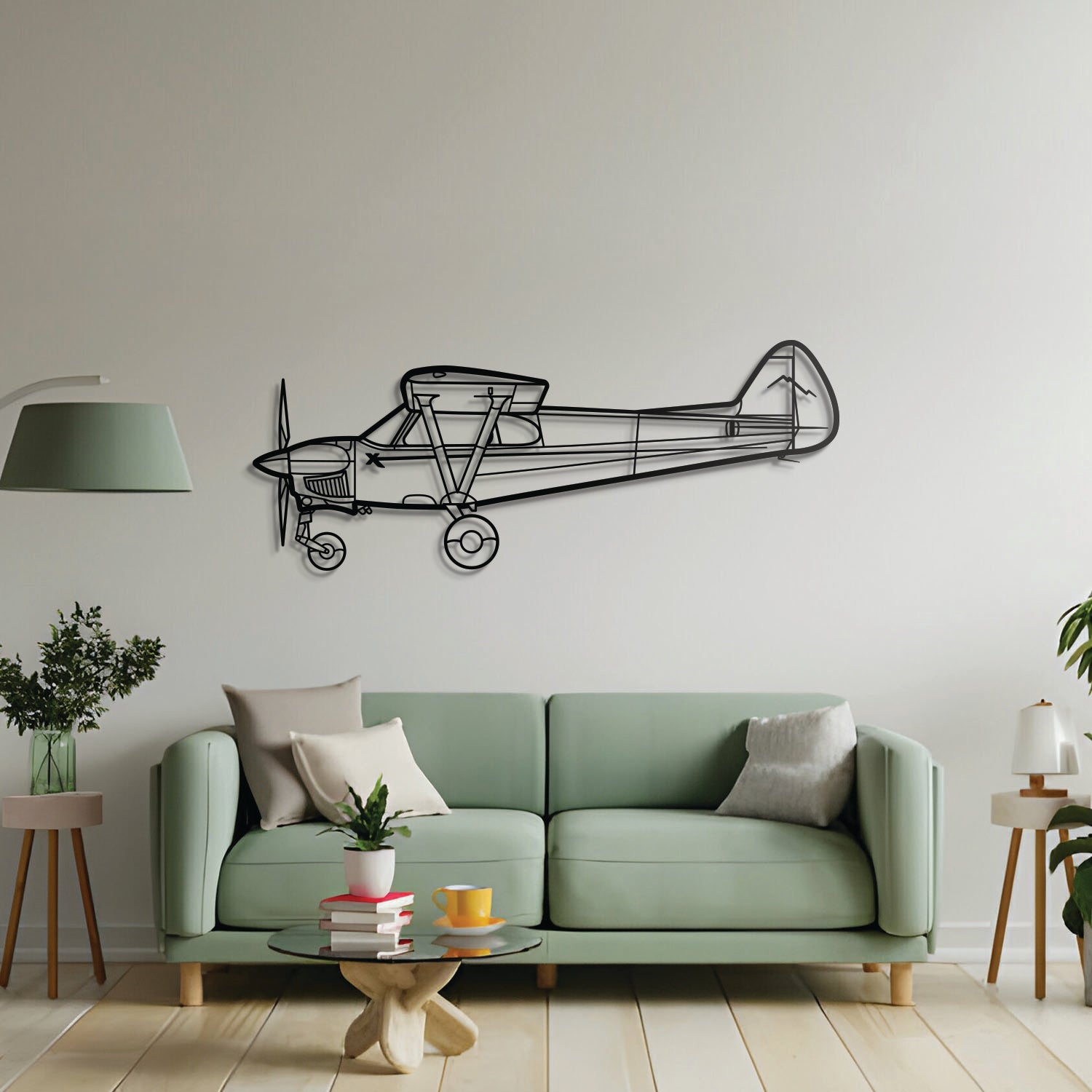 NXCUB Metal Aircraft Wall Art - NCP0338
