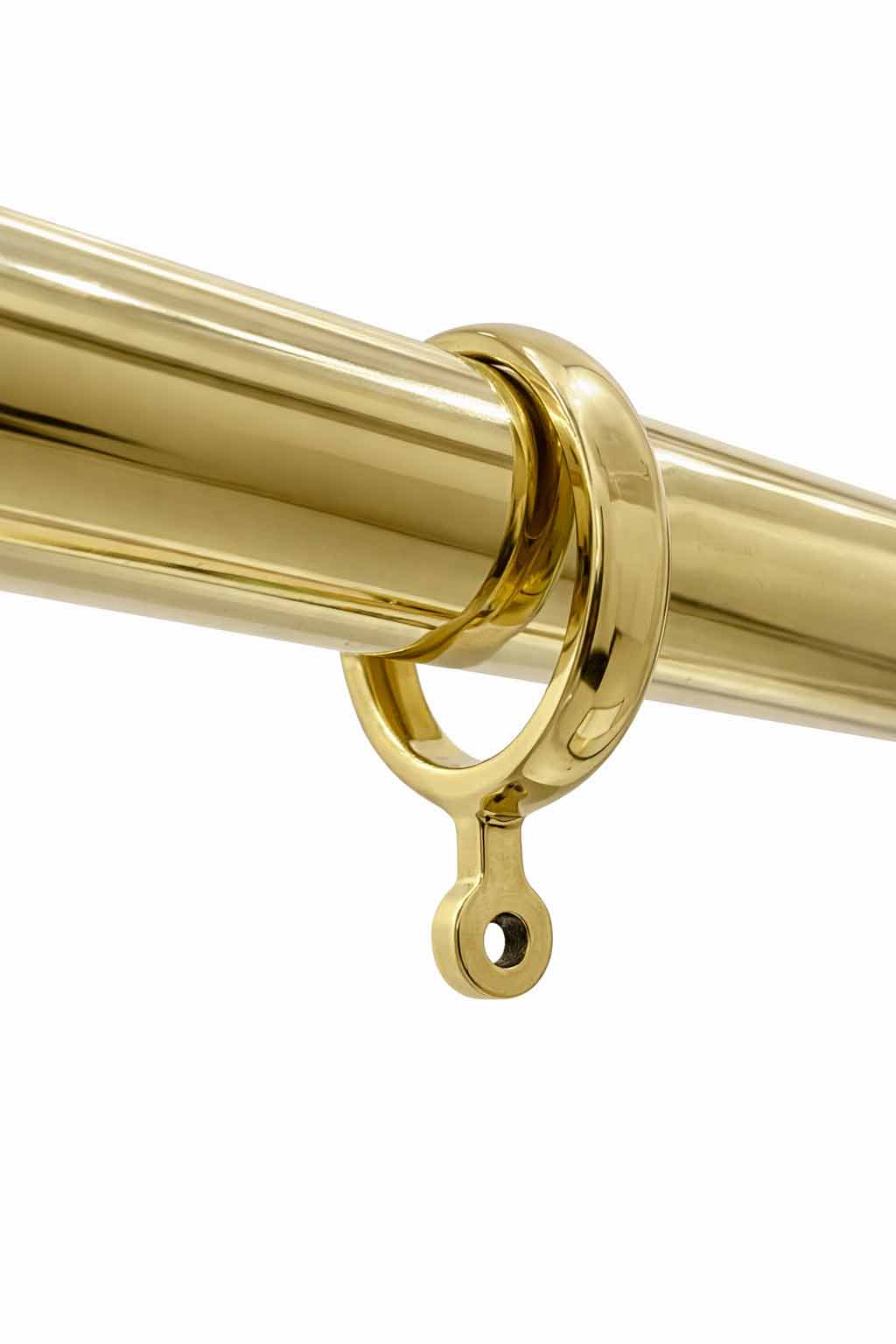 Curtain Rail – Unlacquered Polished Brass